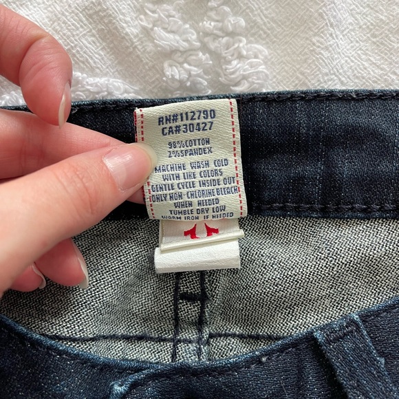 EUC True Religion Low Rise Stella Skinny Jeans - Picture 8 of 8